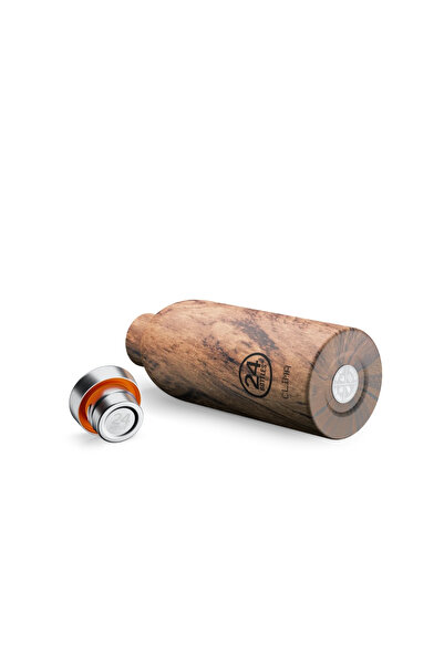 24Bottles Clima Bottle Wood Sequoia Stainless Steel Thermos 500 ml