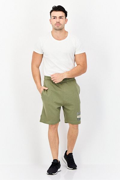 PAUL FRANK Men Graphic Print Basic Shorts, Green