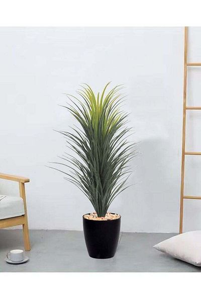 DRAMA HOME Artificial tree for home and office decor - 120 cm high - natural appearance - elegant pot - maintenance-free
