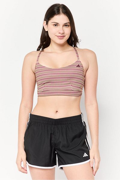 adidas Women Allover Print Light Padded Sports Bra, Multicolor