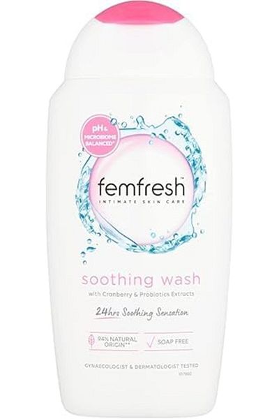 Femfresh Ultimate Care Soothing Wash - Intimate Daily Feminine Hygiene Shower Gel Cleanser – Ph Ba