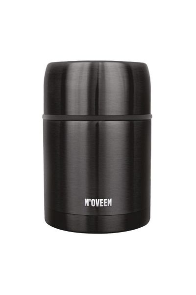 Noveen Thermos for soup/food NOVEEN TB945 600ml, Double wall, Stainless steel, Carrying case, Black