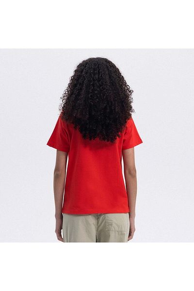 Ellesse Ef446-Rd Crew Neck Women's T-Shirt - Red