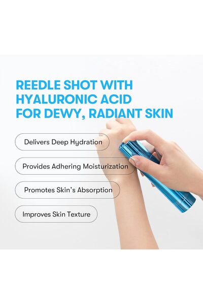 VT COSMETICS Hydrop Reedle Shot 100hL, Hyaluronic Acid Microneedling Serum, Intensive Hydrating & Mo
