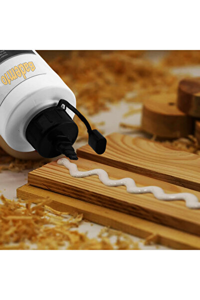 Badem10 Hazır Ahşap Tutkalı (500 gr) Şeffaf D3 Mobilya Mdf Sunta Kumaş Kağıt DIY Uygulamalarında Yapıştırıcı
