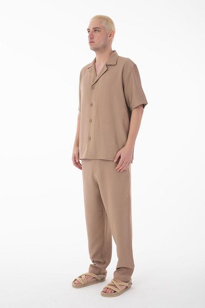 Rocqerx R-4422 Short Sleeve Shirt Zippered Pants Set
