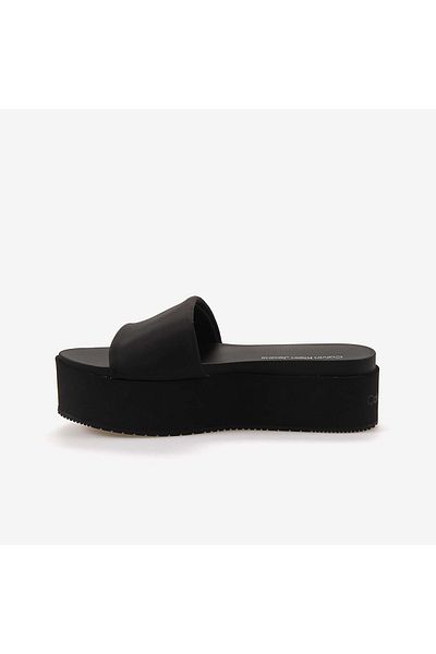 Calvin Klein Flatform Sandal Slide in Nylon Slippers