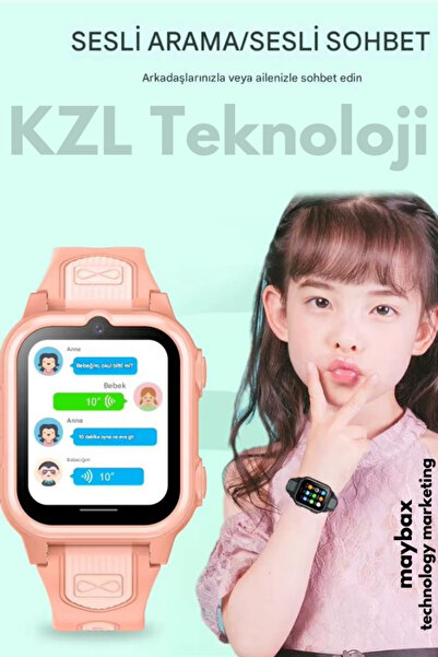 Maybax Sim Kartlı Wonlex Gw400s Akıllı Çocuk Saati Sesli-görüntülü Gürüşme Gps Konum Takip Btk Kayıtlı