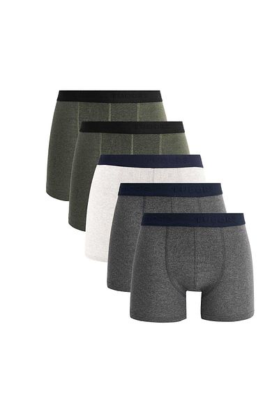 Tudors Ανδρικό 5 Pack Cotton Lycra Flexible Fabric Boxer