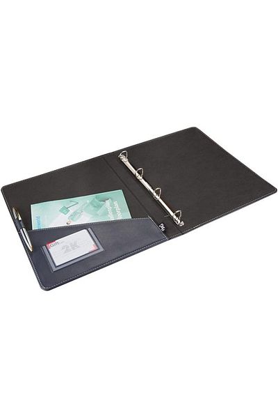 STOREMAX Ezg 503L Faux Leather, 4 Ring Mechanism Folder Navy Blue, A4 Ezsnshop 1065757