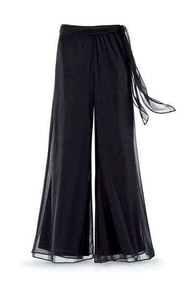 Pembecik Chiffon Pants 36-58 Lined Comfortable Wear Chiffon Pants