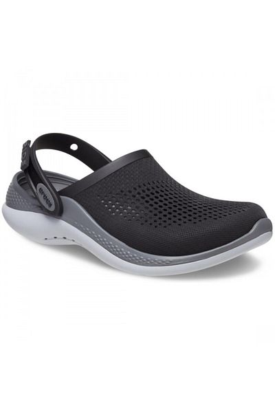 Crocs Saboți Literide 360 ​​46-47 Eu - M12 Us Negri - Negru/Gri Ardezie