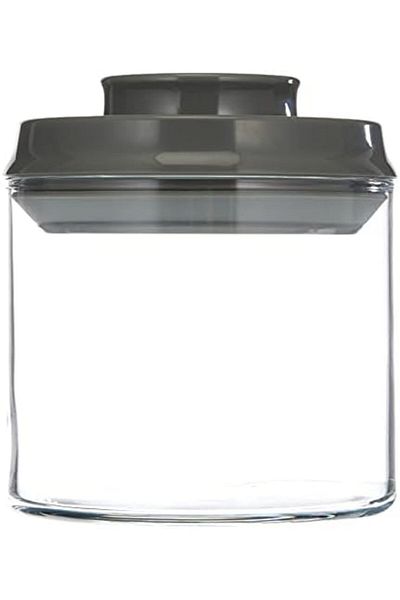 LUXE 43663S00 Zest Click Lock Jar, 700Cc, Black Lxshp 1055529