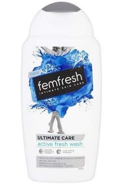 Femfresh Ultimate Care Active Fresh Wash Silver 3 Pack