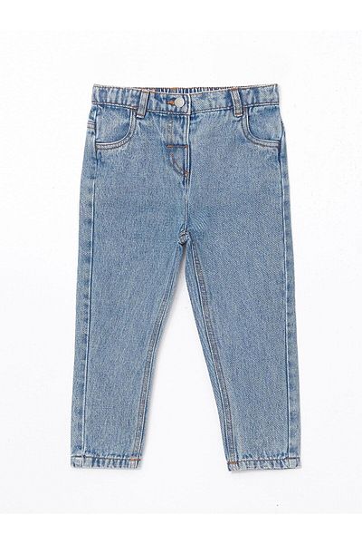LC Waikiki Pantaloni de jeans pentru fetiță LCW baby cu talie elastică