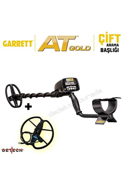 garrett At Gold Altın Dedektörü Çift Başlıklı - 5x8'' + 15'' Ultimate Başlık