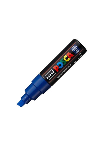 POSCA Marker de vopsea PC-8K, vârf teșit de 8,0 mm - albastru