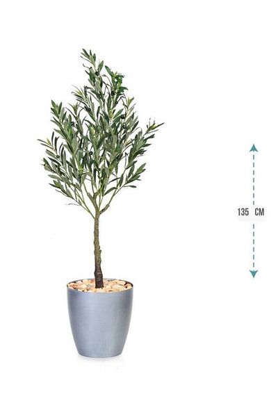 DRAMA HOME 135cm tall artificial olive tree, an elegant natural touch to your home decor