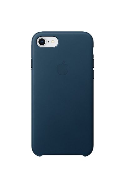 Apple Husa de protectie Apple pentru iPhone 8 / iPhone 7, Piele, Cosmos Blue