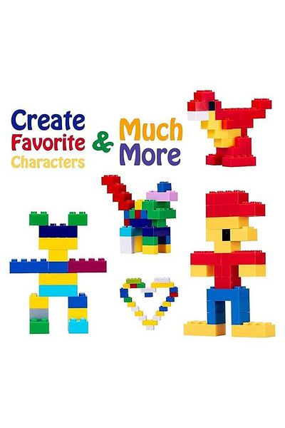 Yelajoy 1000 children's building block toys,safe and non-toxic,various colors,for children over 6 years old
