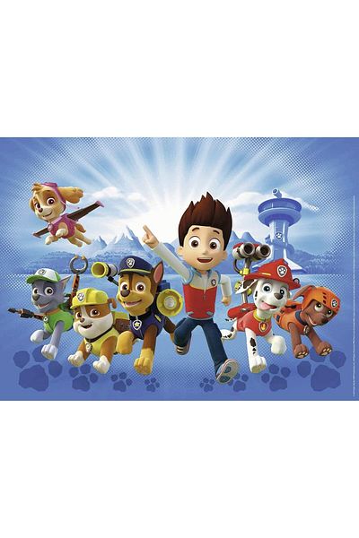 Mu Art Ahşap لغز Mrt مكون من 100 قطعة Paw Patrol-108992 Art 871301
