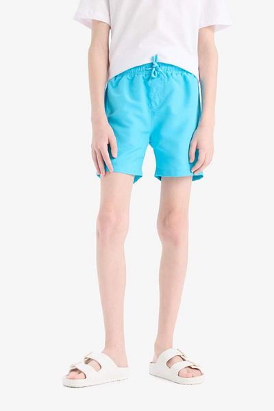 DeFacto New Season Boy's Basic Plain Swim Shorts