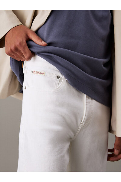 Calvin Klein Erkek Mavi Slim Fit Pantolon