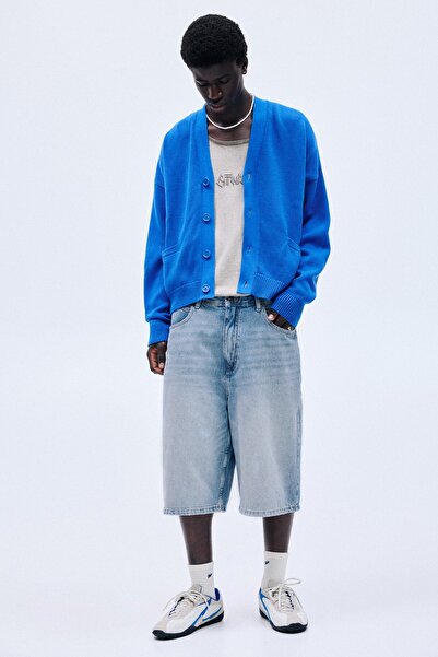 Pull & Bear Skater fit denim bermuda