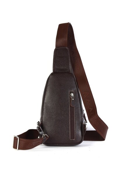 Aka Deri Shoulder Strap Crossbody Bag Floter Brown 340 4