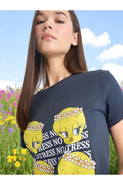 DeFacto Coool Looney Tunes Regular Fit Printed Short Sleeve T-Shirt E5422Axar191