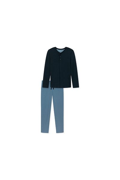 Schiesser Pyjama Für Jungen In Unifarben