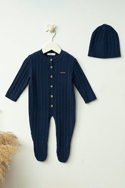 Babymio Saç Örgü Viskon Patikli Tulum