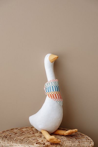 Tuğba Kuğu Duck Sleeping Companion with Scarf - Color Cubes