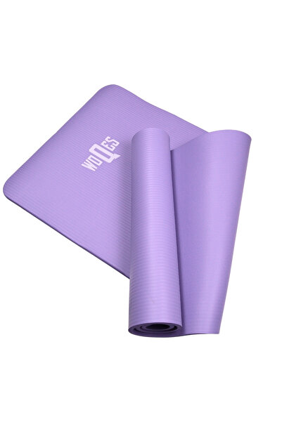 WOQES Konforlu ve Kaymaz NBR Yoga Matı Pilates Matı – 10 mm Kalınlık | Ekstra...