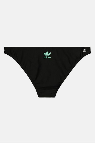 adidas Women Brand Logo Bikini Bottom, Black