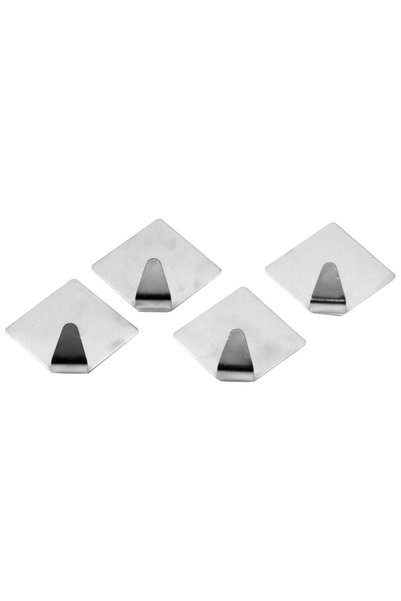 Pedrini S.S.ADHESIVE HOOK RHOMB-SQUARE,4PCS