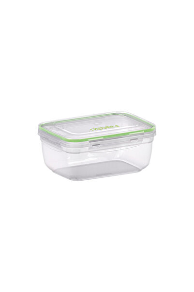 Pedrini SMALL PLASTIC BOX, 400ML WITH LID, RECTANGULAR SHAPE