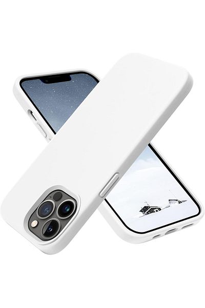 Generic Silicone Case Cover Compatible with iPhone 13 pro max , Ultra Slim Fit with Full Body Protection