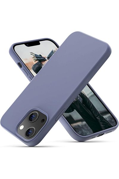 Generic Silicone Case Cover Compatible with iPhone 13 pro max , Ultra Slim Fit with Full Body Protection