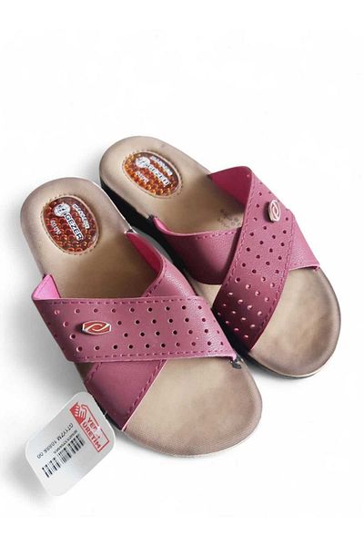 GEZER Women's Slippers Gel Heel Massage Sole Cross Slippers