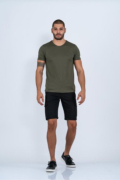Combat Tactical Ανδρικό μπλουζάκι εξωτερικού χώρου - Crew Neck, Casual, Sports T-shirf - 807 Ygm