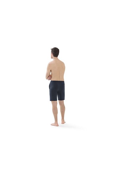 MEY Pyjama Lang Für Herren In Blau