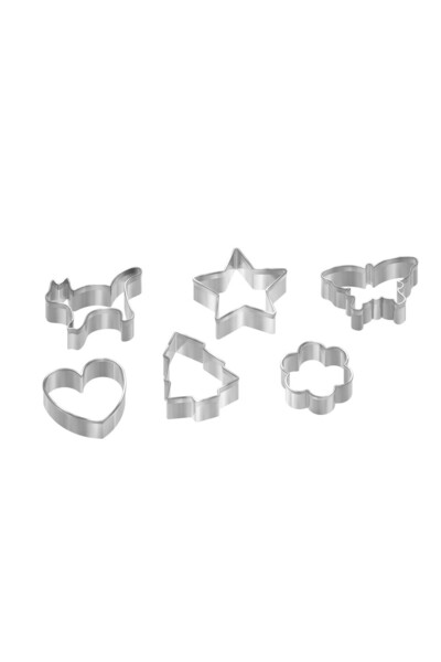 Pedrini COOKIE CUTTERS, 6 PCS ASSORTED