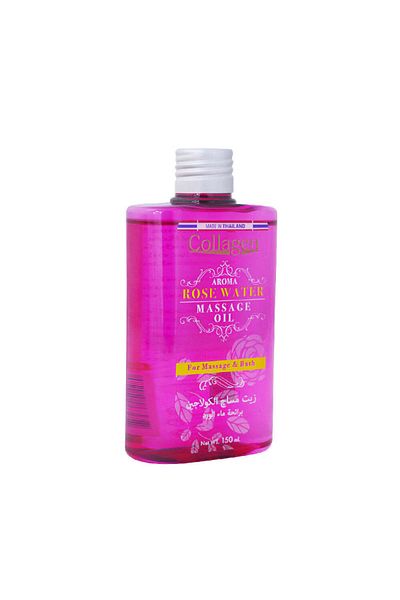 Active Massage Collagen Massage Oil with Rose Water Scent 150ml