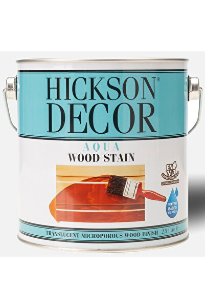 Hickson Decor Ultra Wood Stain Su Bazlı - Renkli Ahşap Vernik - 2,5 Lt - ROSEWOOD