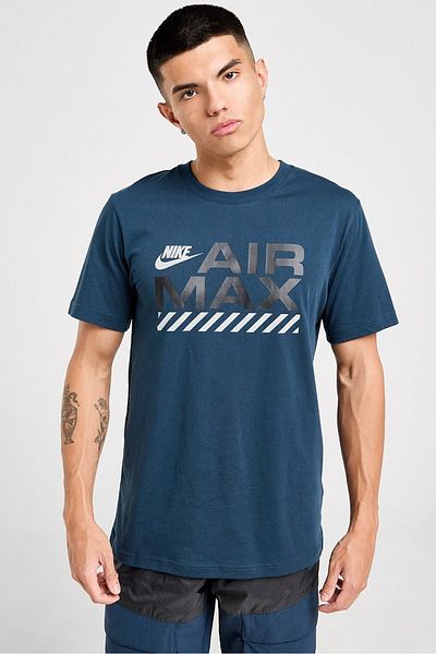 Nike Ανδρικό μπλουζάκι Air Max Cotton Ανδρικό βαμβακερό μπλουζάκι Petrol Blue