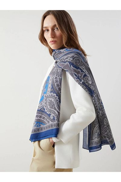 LC Waikiki Lcw Modest Patterned Women's Voile Shawl
