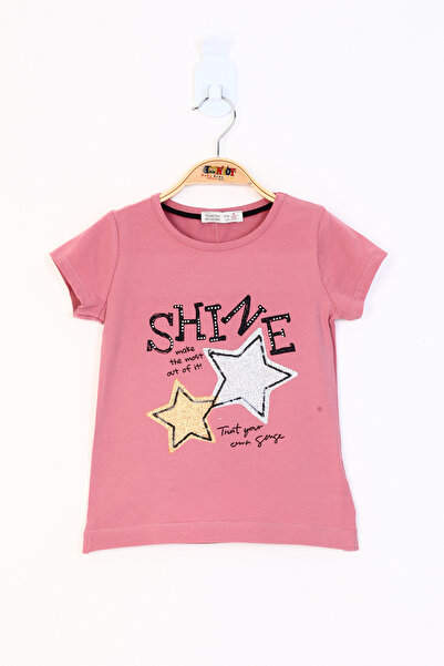 Toontoy Tricou pentru fete Shine cu imprimeu