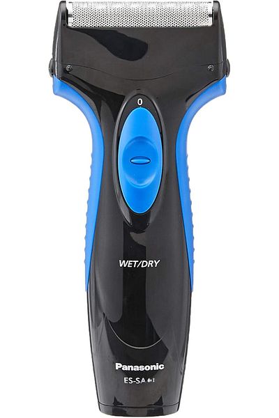 PANASONIC ماكينة حلاقة ES-SA40K Pro Curve للاستخدام الرطب والجاف، لون أسود/أزرق (عبوة من قطعة واحدة)