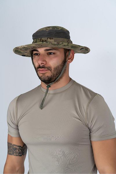 BİKATEX Fisherman Hunting Military Camouflage Tactical Sombrero Cap - 018